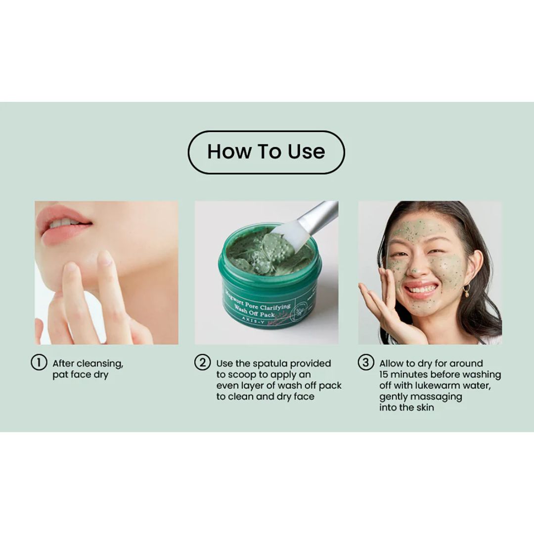 AXIS-Y Mugwort Pore Clarifying Wash Off Pack