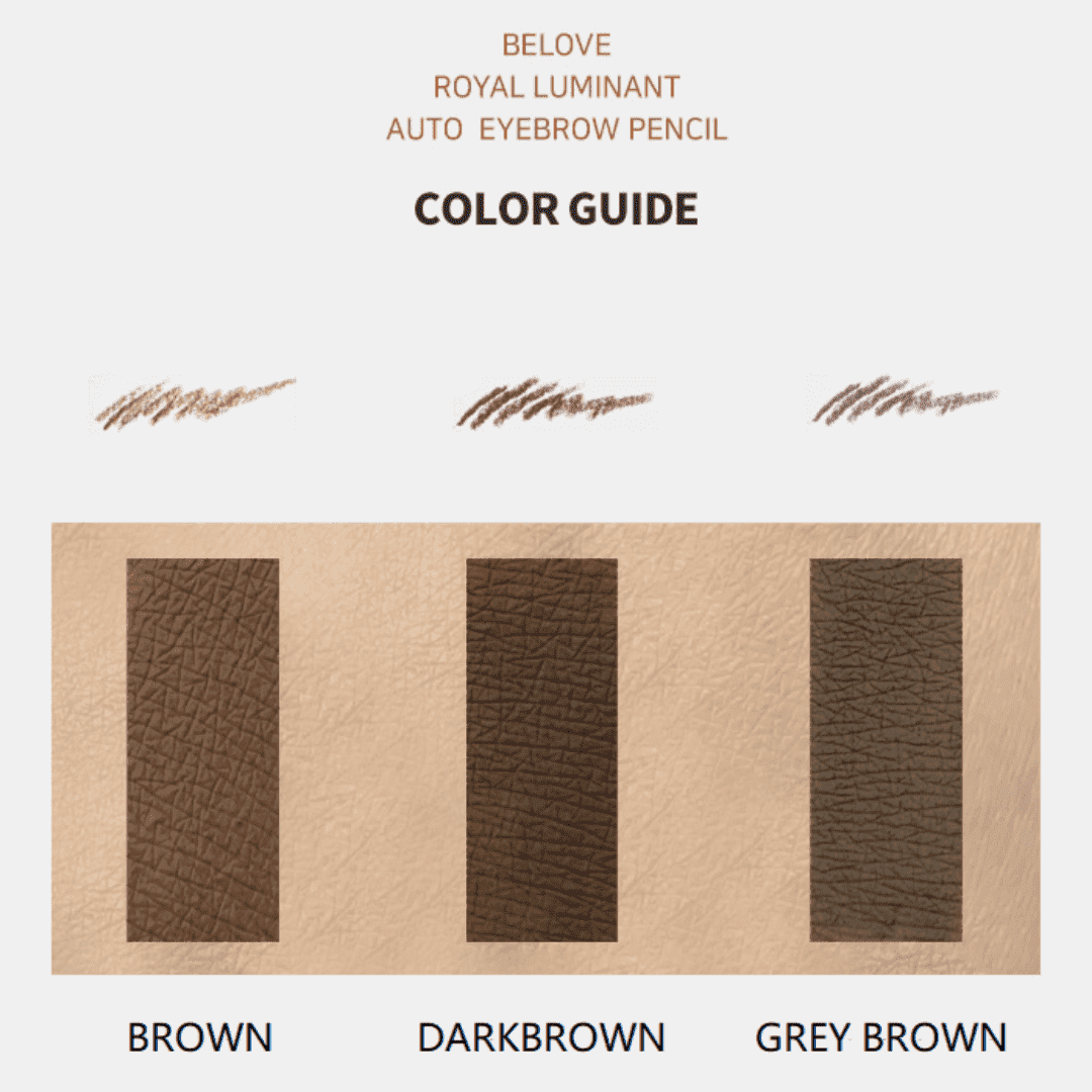 Belove Royal Luminant Auto Eyebrow Pencil Grayish Brown - Miessential