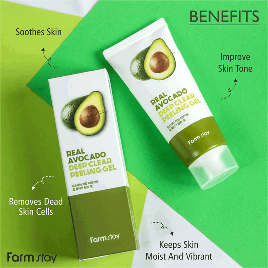FARMSTAY Real Avocado Deep Clear Peeling Gel - Miessential