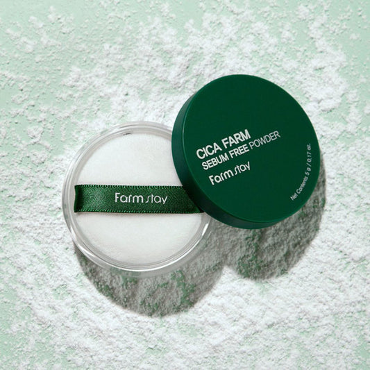 Farmstay Cica Farm Sebum Free Powder - Miessential
