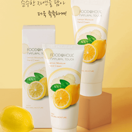 Foodaholic Natural Touch Lemon Moisture Hand Cream - Miessential