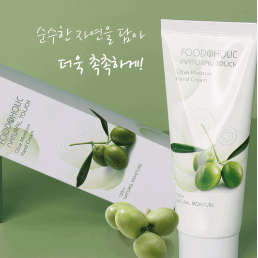 Foodaholic Natural Touch Olive Moisture Hand Cream - Miessential