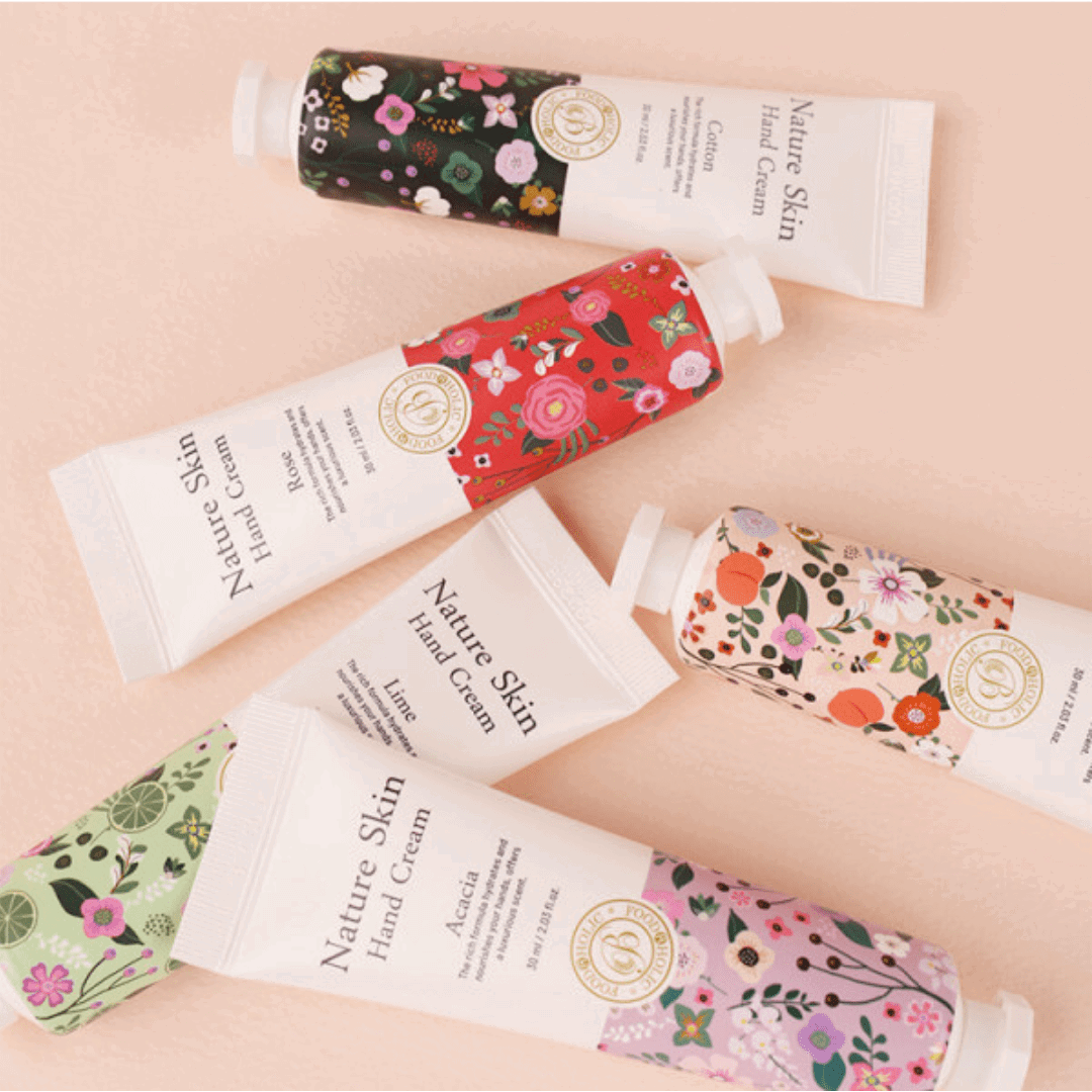 Foodaholic Nature Skin Hand Cream 5 Pieces Set - Miessential