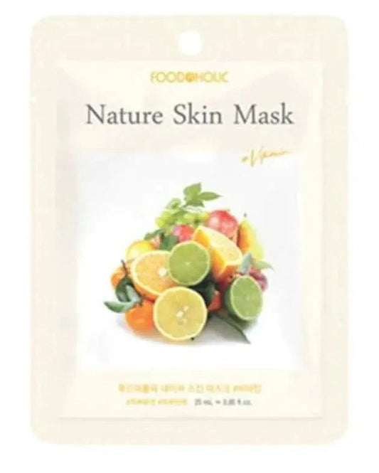 Foodaholic Nature Skin Mask Vitamin (10 PCS) - Miessential
