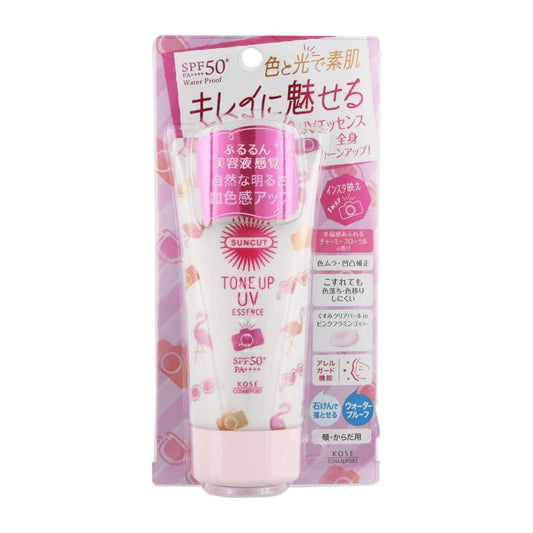 Kose Suncut Tone Up UV Essence Pink Flamingo