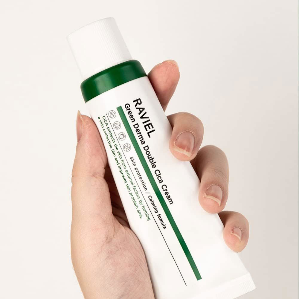 RAVIEL Green Derma Double Cica Cream - Miessential