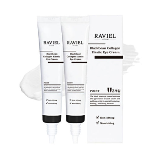 Raviel Blackbean Collagen Elastic Eye Cream (20ml X 2)