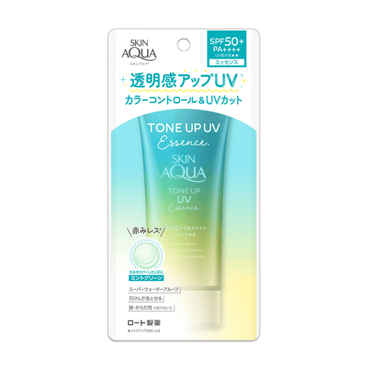 Skin Aqua Tone Up UV Essence Mint Green