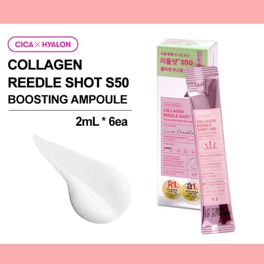 VT Collagen Reedle Shot S50 Facial Boosting First Ampoule (2ml x 6ea)