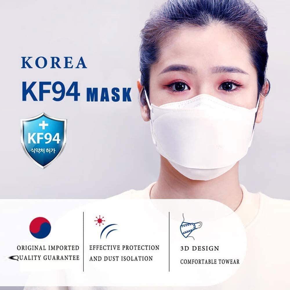 Good Manner KF94 Mask Adult (50 Mix= 25 White/25 Black) - Miessential