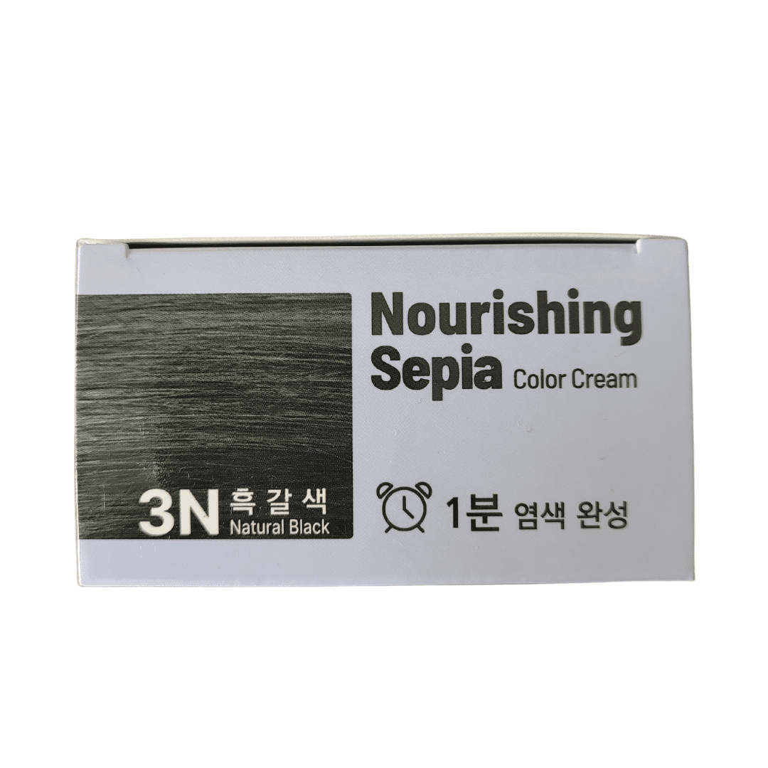 Foodaholic Nourishing Sepia 1 Min Hair Color 3N Natural Black MiessentialStore