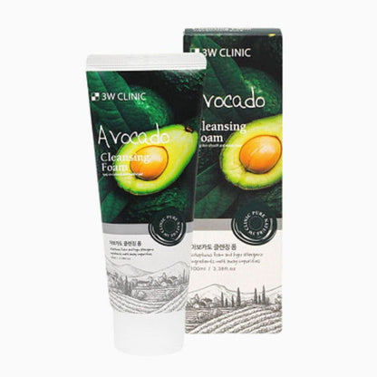 3W Clinic Avocado Cleansing Foam - Miessential