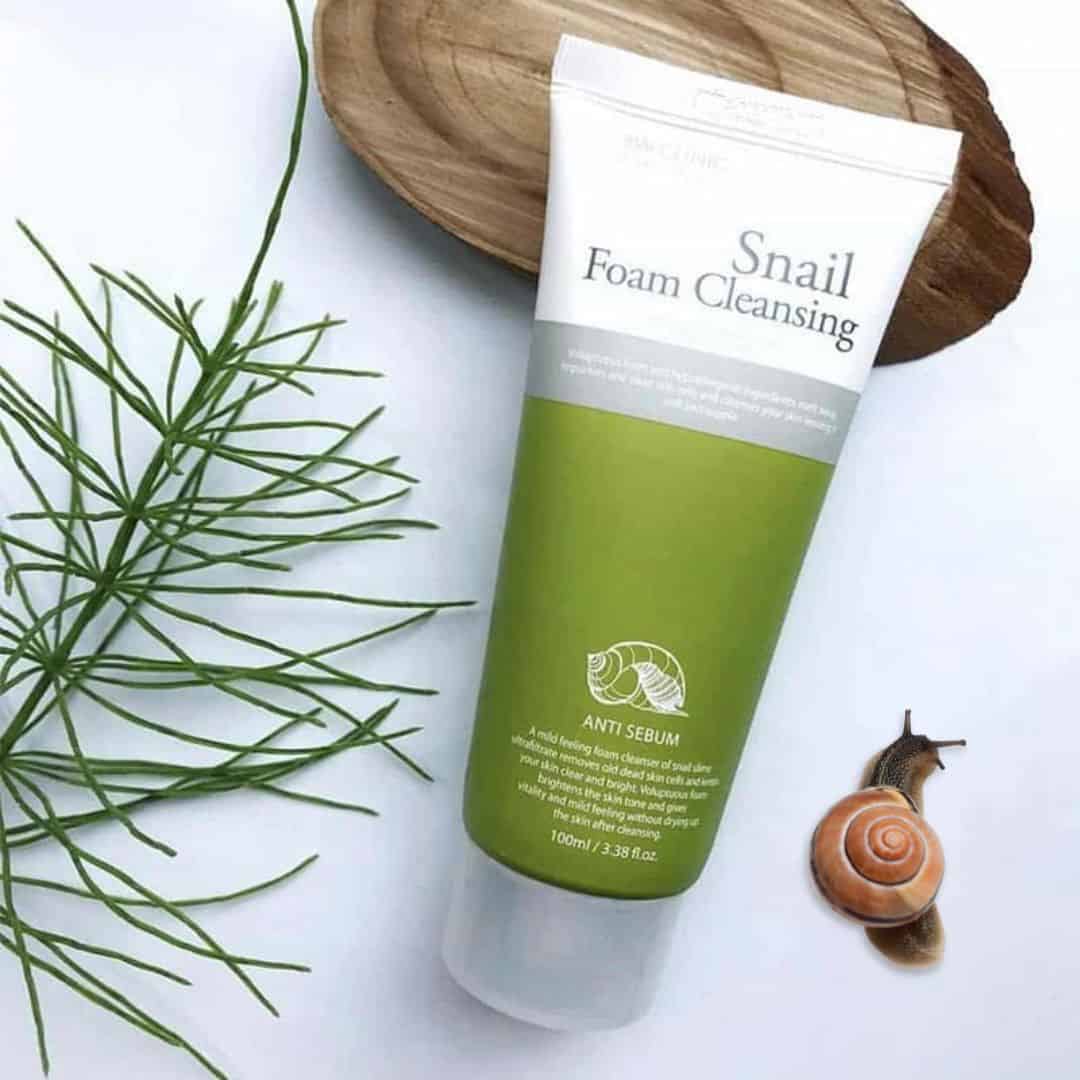 3W Clinic Snail Foam Cleansing