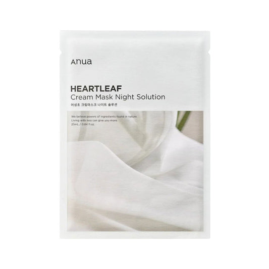 ANUA Heartleaf Cream Mask Night Solution - Miessential