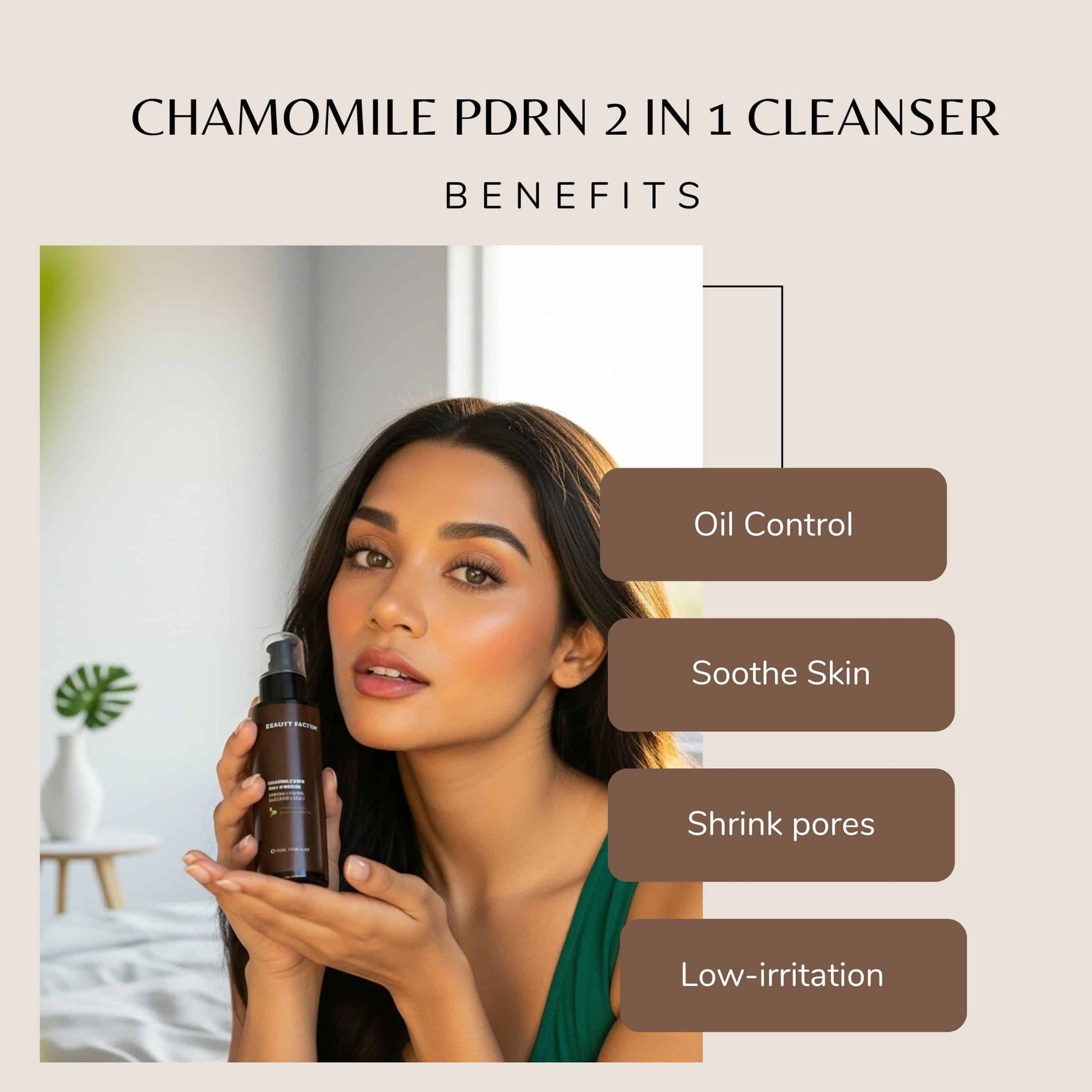 Beauty Factory Chamomile PDRN 2 in 1 Cleanser