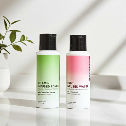 Beauty Factory Rose Water & Vitamin Toner Set