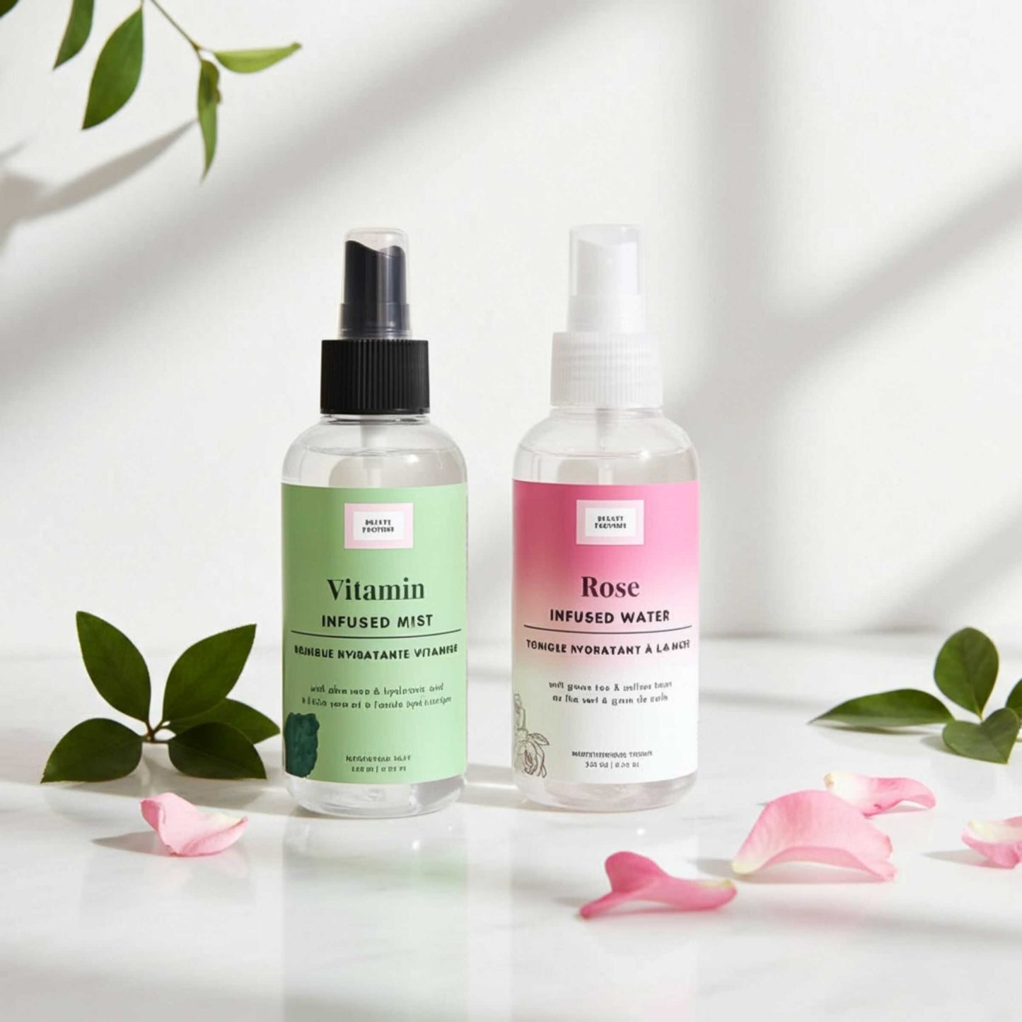 Beauty Factory Rose Infused Water and Vitamin Mist Set