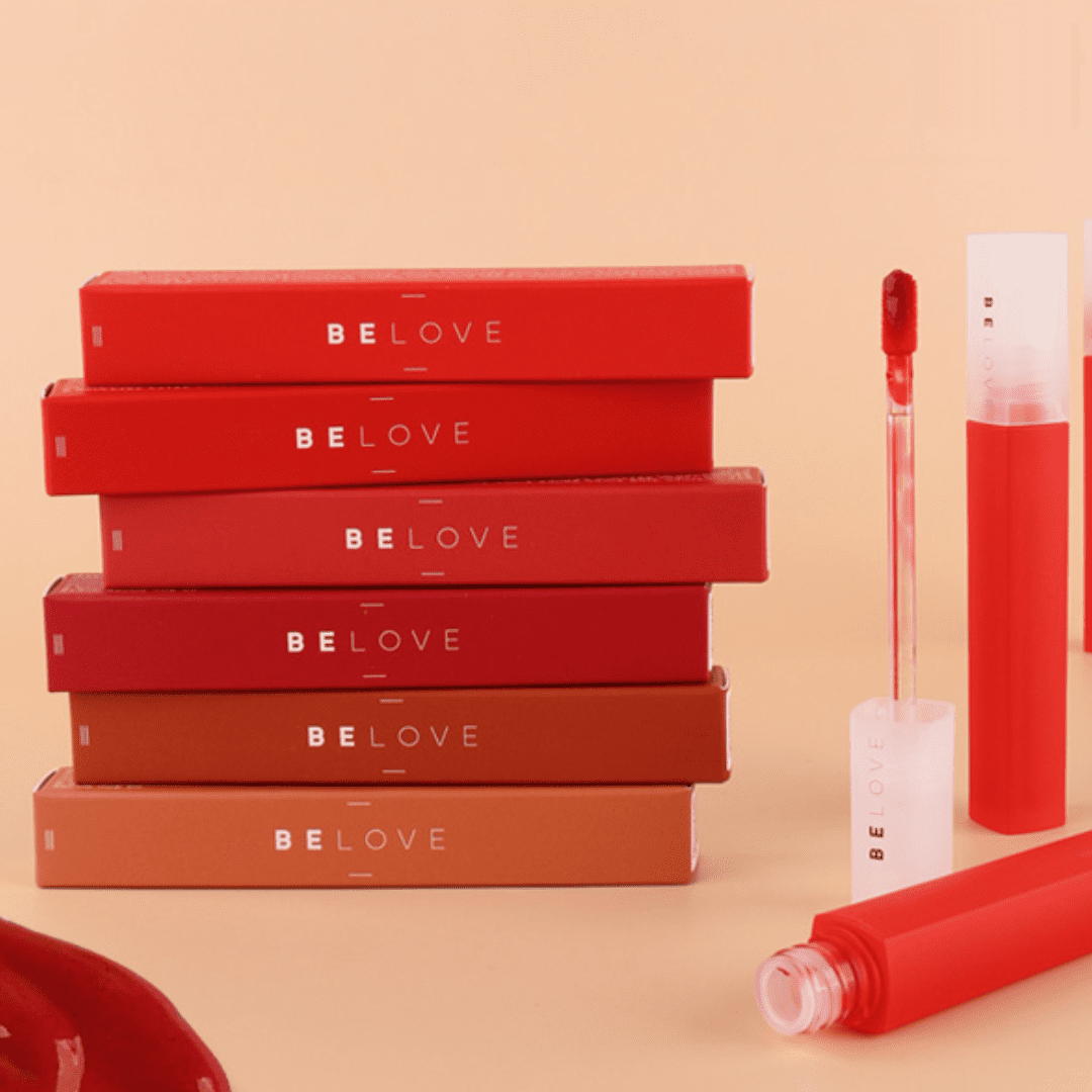 Belove Watery Velvet Lip Tint Orange Red MiessentialStore