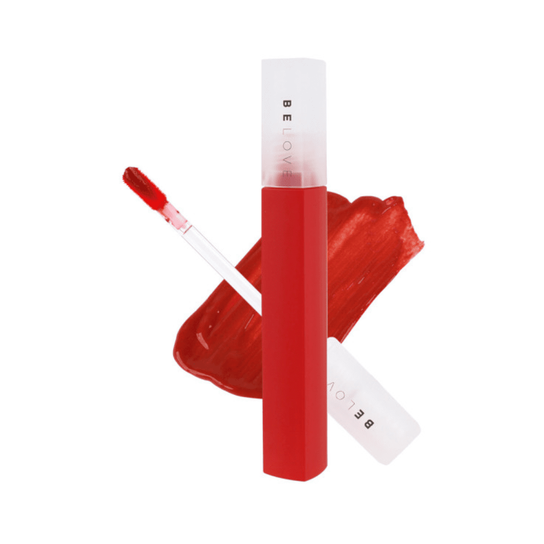 Belove Watery Velvet Lip Tint Orange Red MiessentialStore