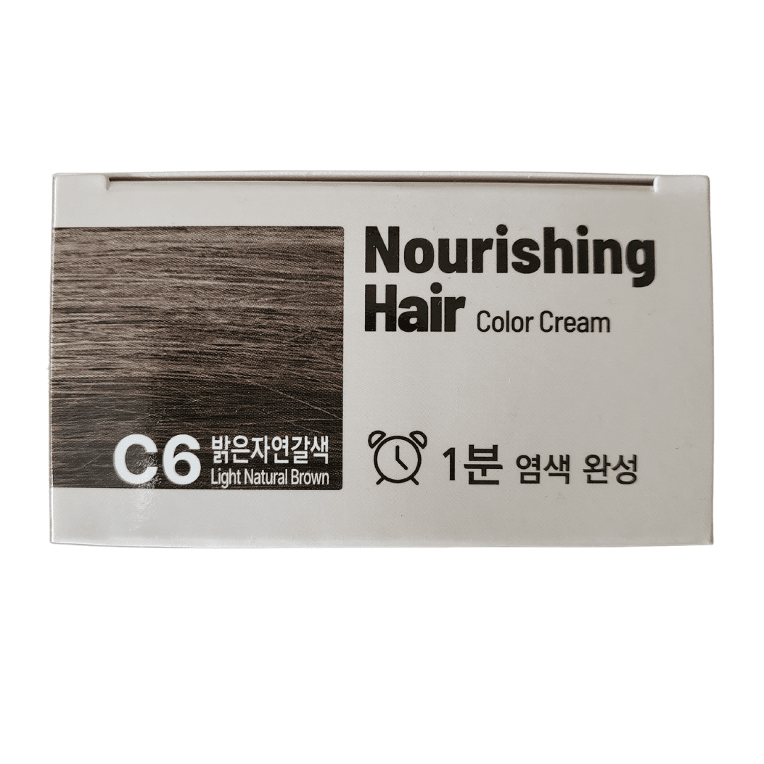 Foodaholic Nourishing Sepia 1 Min Hair Color C6 Light Natural Brown MiessentialStore