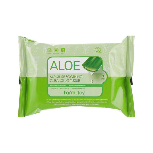 Farmstay Aloe Moisture Soothing Cleansing Tissue