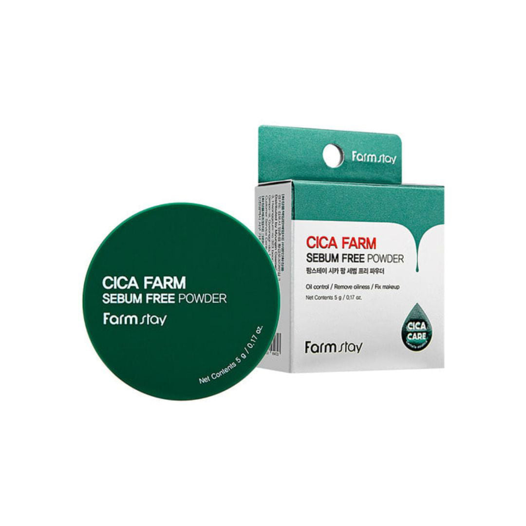 Farmstay Cica Farm Sebum Free Powder - Miessential