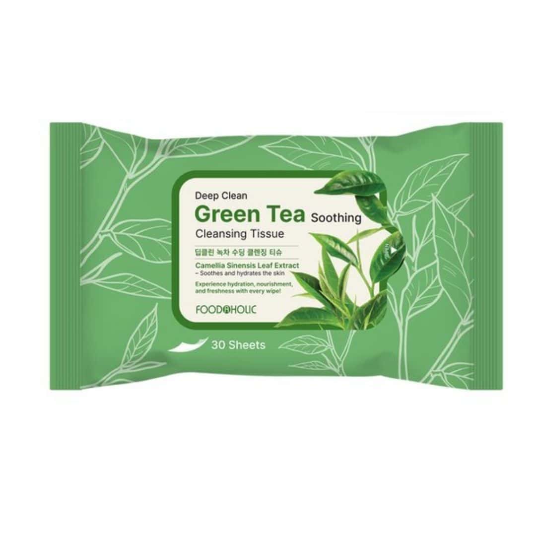 Foodaholic Deep Clean Green Tea Cleansing Tissue