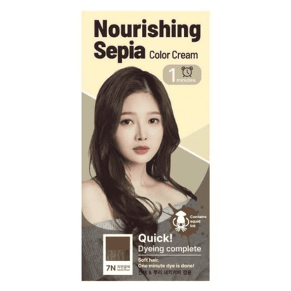 Foodaholic Nourishing Sepia 1 Min Hair Color 7N Natural Brown MiessentialStore