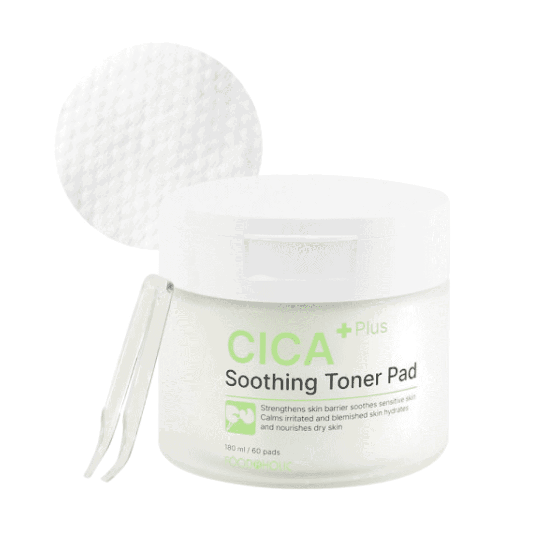 Foodaholic Cica Plus Soothing Toner Pad - Miessential
