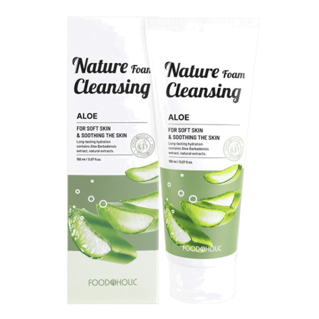 Foodaholic Nature Cleansing Foam Aloe - Miessential