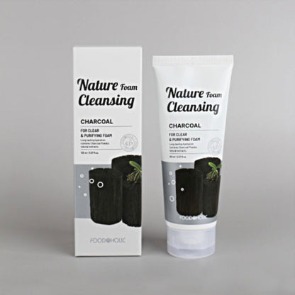 Foodaholic Nature Cleansing Foam Charcoal - Miessential