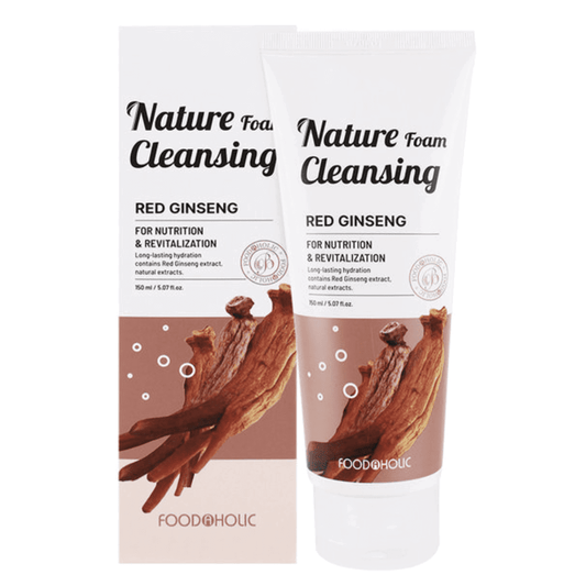 Foodaholic Nature Cleansing Foam Red Ginseng - Miessential