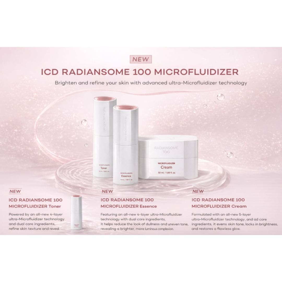 Incellderm Radiansome™100 Microfluidizer Toner