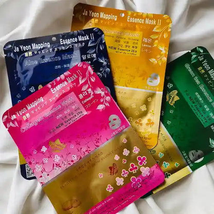 Ja Yeon Mapping Yellow Ochre Anti-Inflammatory Mask (5 PCS) - Miessential