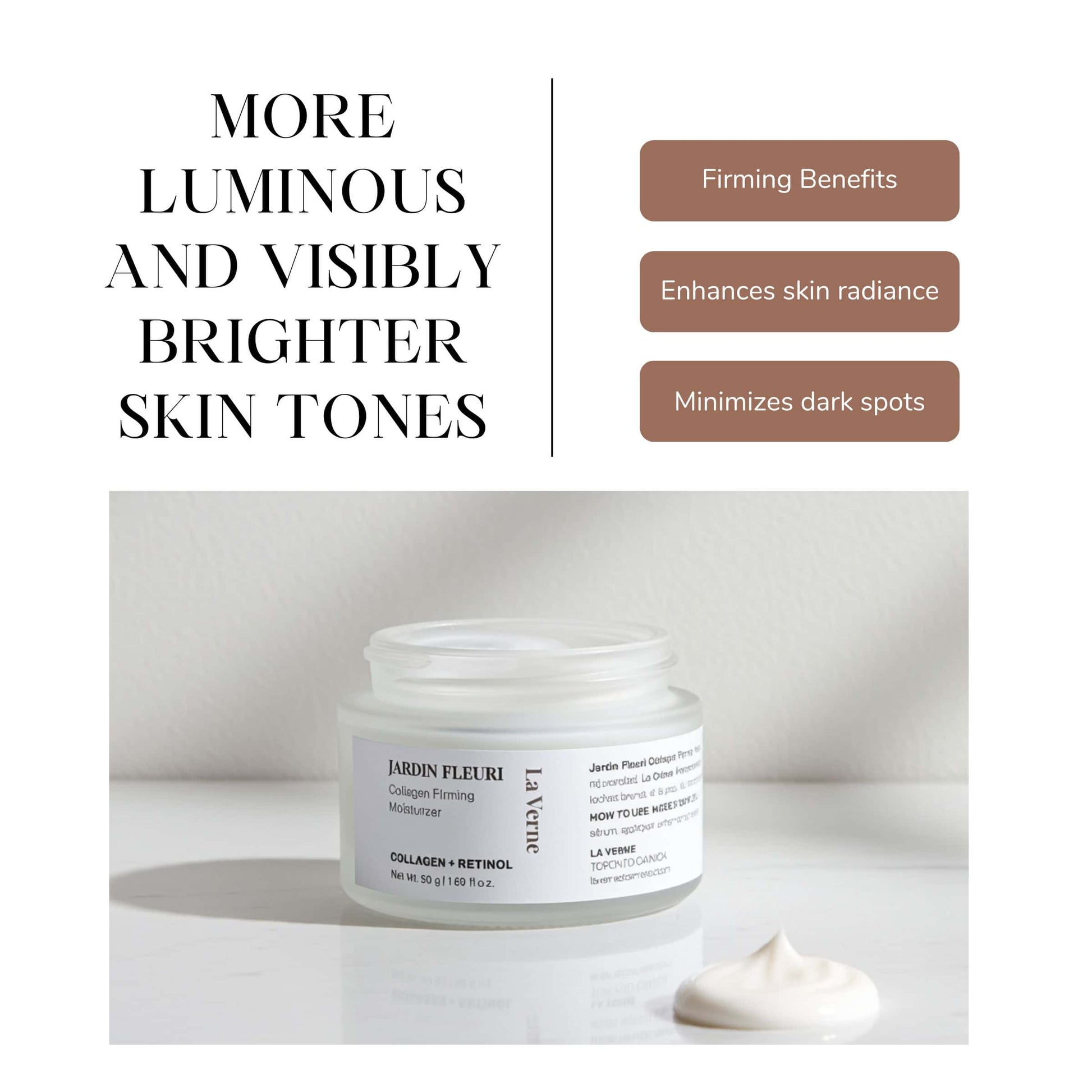 La Verne Jardin Fleuri Collagen Firming Moisturizer