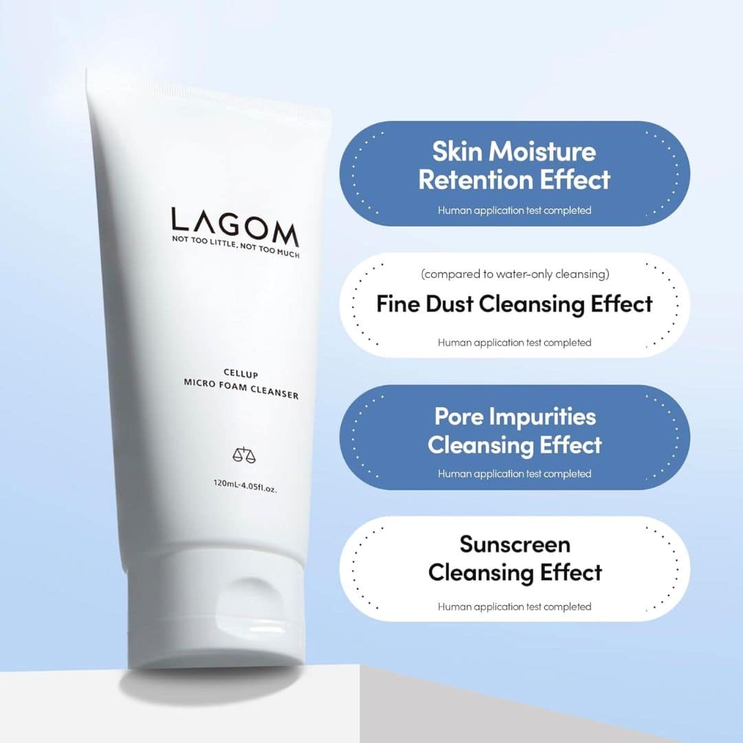 Lagom Cellup Micro Foam Cleanser
