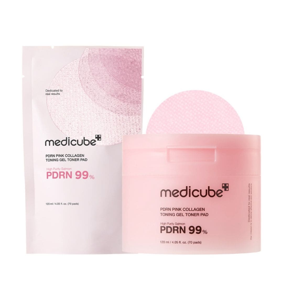 Medicube PDRN Pink Collagen Toning Gel Toner Pad