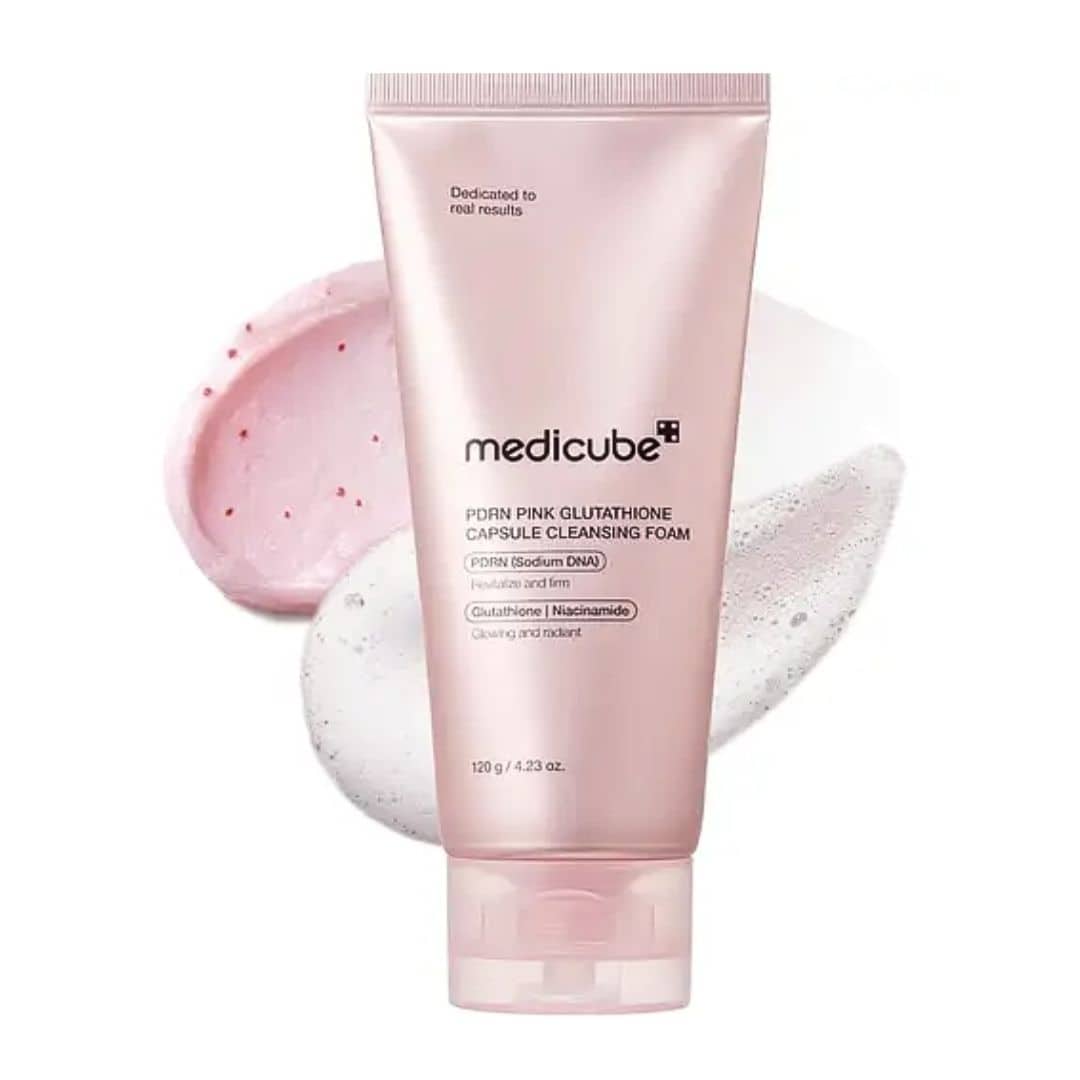 Medicube PDRN Pink Glutathione Capsule Cleansing Foam