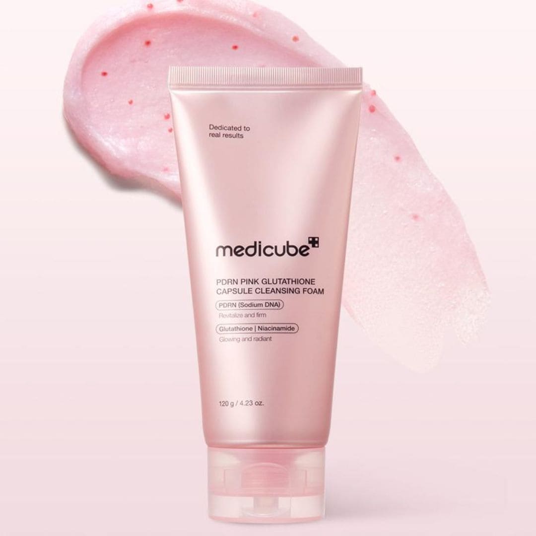 Medicube PDRN Pink Glutathione Capsule Cleansing Foam