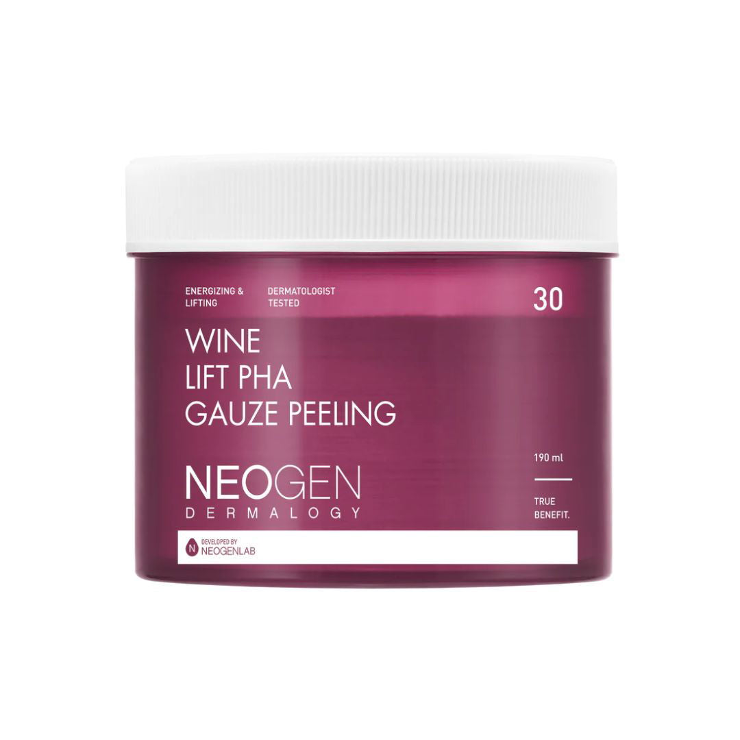 NEOGEN Wine Lift PHA Gauze Peeling Pads (30 PADS) - Miessential