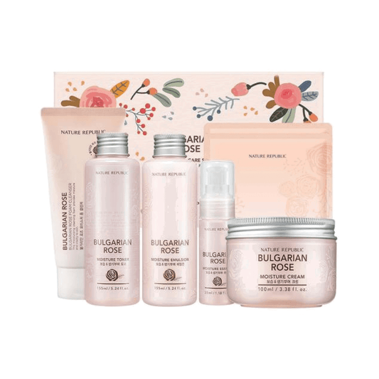 Nature Republic Bulgarian Rose Skin Care Set - Miessential