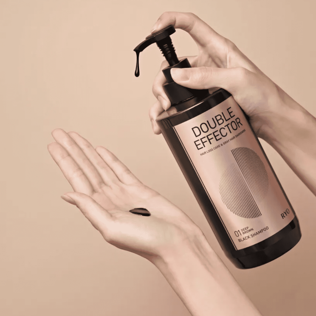 Ryo Double Effector Black Shampoo #02 Natural Brown Miessential