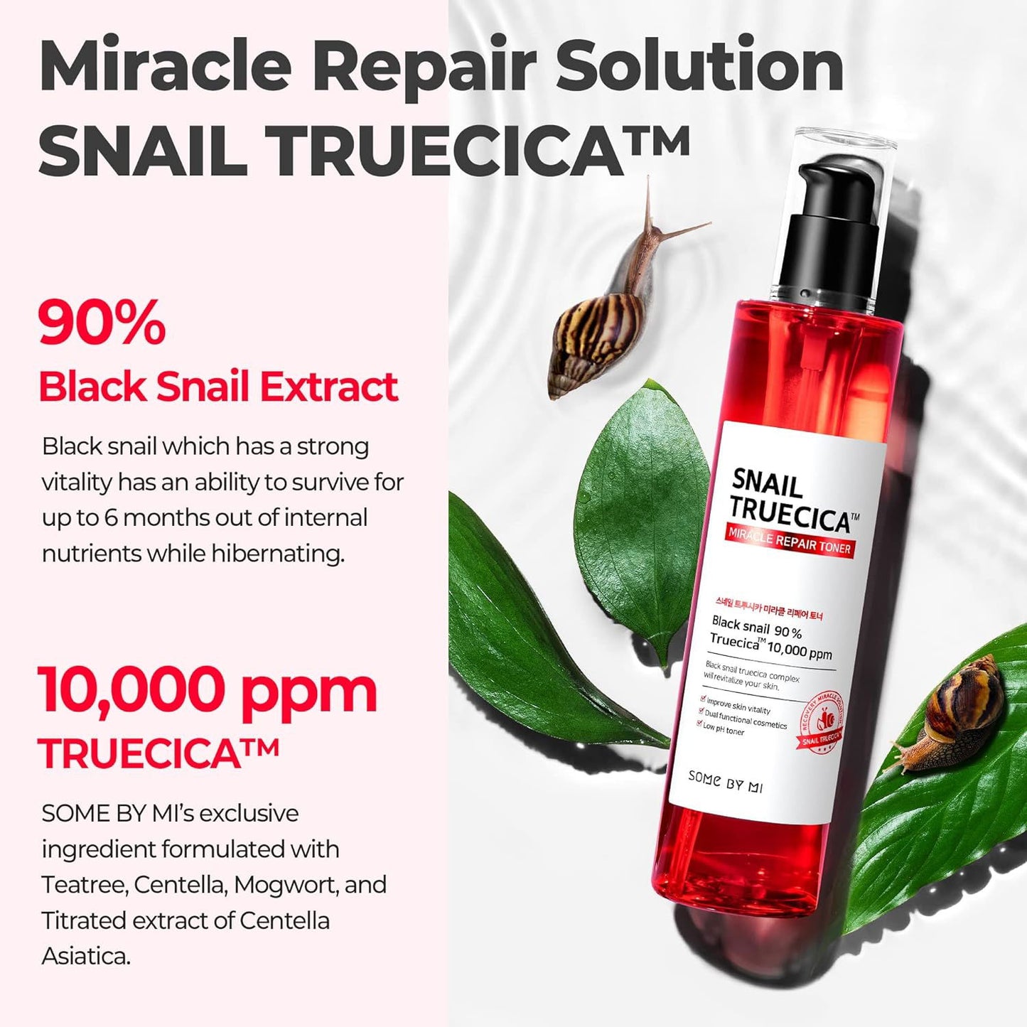 SOME BY MI Snail Truecica Miracle Repair Toner - Miessential