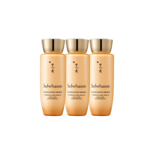 SULWHASOO Concentrated Ginseng Renewing Emulsion EX (25ml x 3pcs) - Miessential