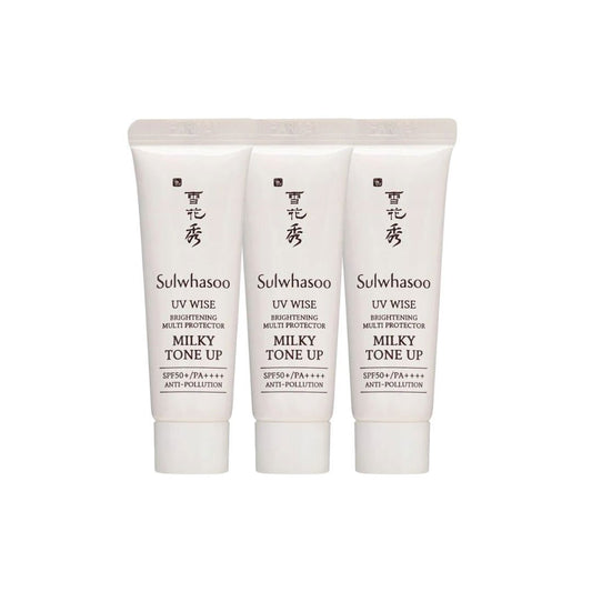 SULWHASOO UV Wise Brightening Multi Protector - Milky Tone Up (10ml x 3pcs) - Miessential