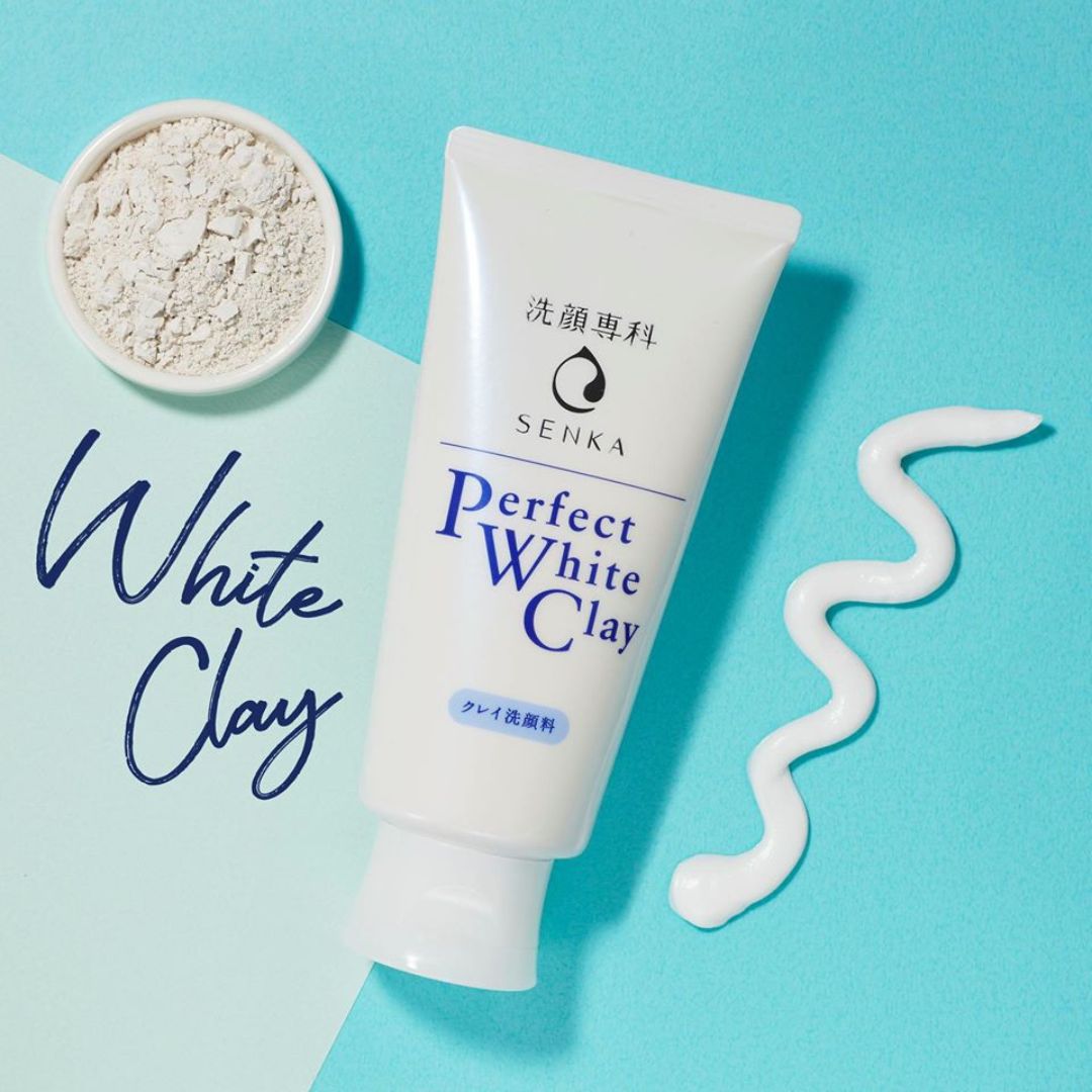 Shiseido Senka Perfect Whip White Clay Miessential