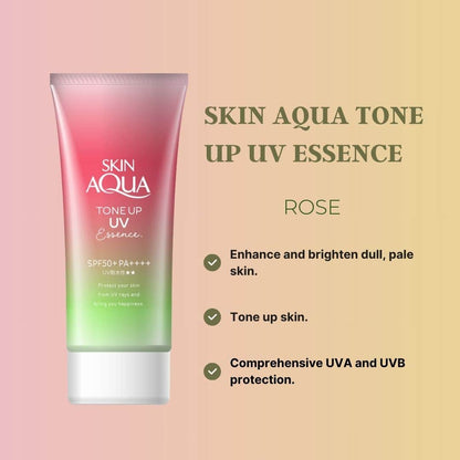 Skin Aqua Tone Up UV Essence Rose