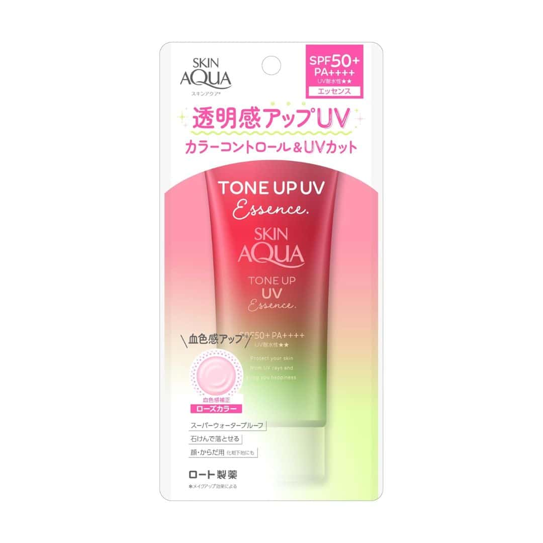 Skin Aqua Tone Up UV Essence Rose