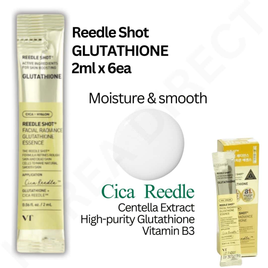VT Reedle Shot Facial Radiance Glutathione Essence (2ml x 6ea) VT Reedle Shot Facial Radiance Glutathione Essence (2ml x 6ea)