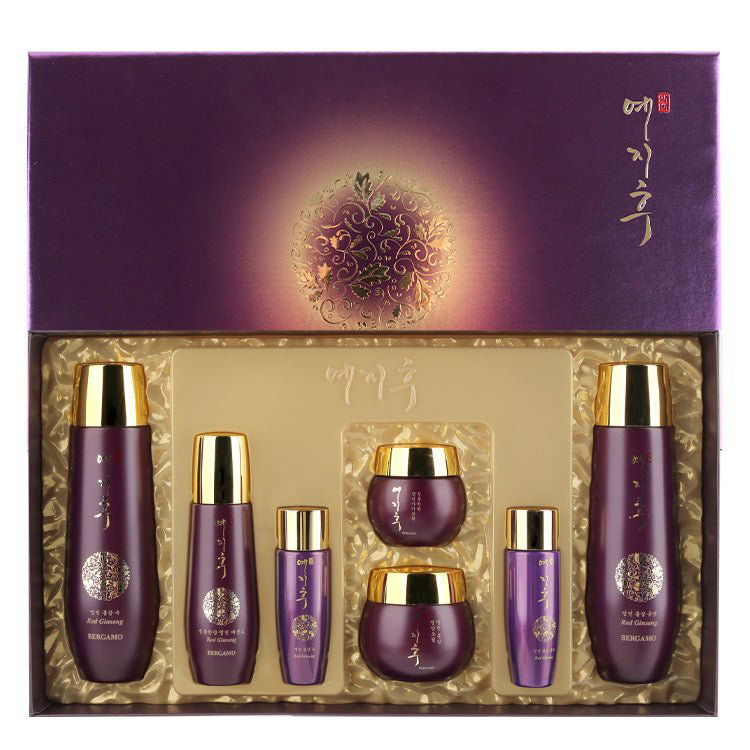 Yezihu Red Ginseng Skincare Set - Red - Miessential